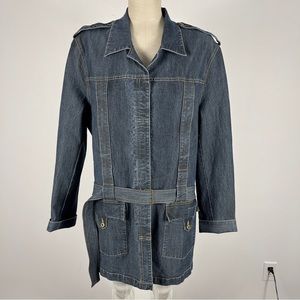 Tilly retro Denim Jacket with Belt